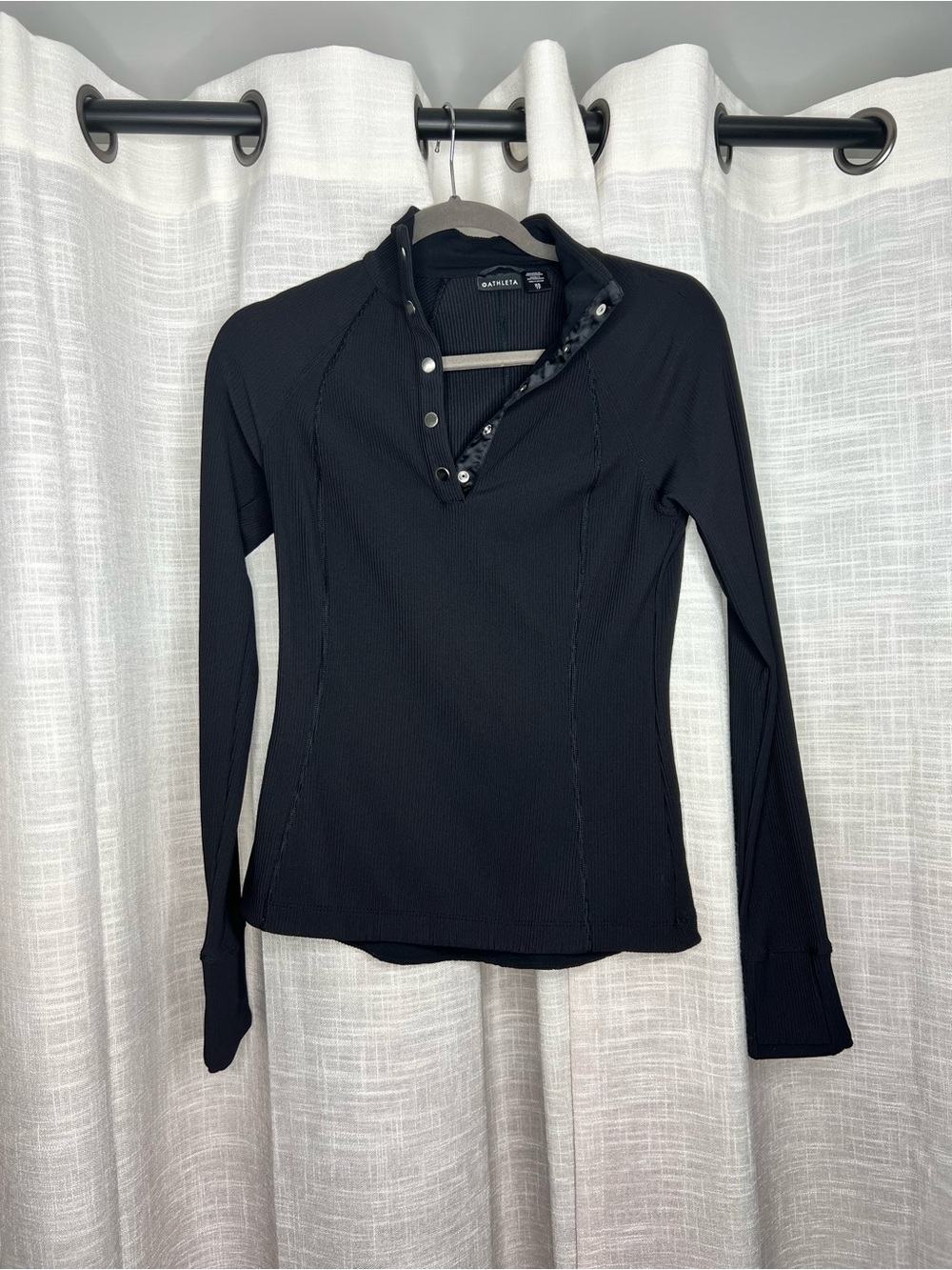 Athleta Black Workout Top